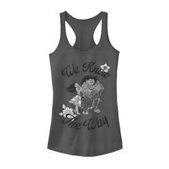 Licensed Character Juniors' Disney Moana We Know Tank Gray Heather 7 Licensed Character Juniors' Disney Moana We Know Tank Gray Heather -Licensed Character Shop unnamed file 37659