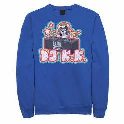 Licensed Character Men's Animal Crossing DJ K.K. Portrait Sweatshirt Athletic Heather -Licensed Character Shop unnamed file 37665