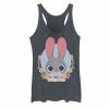 Licensed Character Juniors' Disney Zootopia Judy Hopps Spring Wreath Tank Navy Heather -Licensed Character Shop unnamed file 37667