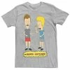 Licensed Character Men's Beavis & Butthead Metal Group Shot Logo Tee -Licensed Character Shop unnamed file 37672