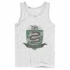 Licensed Character Men's Harry Potter Slytherin Quidditch Shield Tank Top White -Licensed Character Shop unnamed file 37673