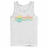 Licensed Character Men's Star Wars The Mandalorian The Child Rainbow Chest Lines Tank Royal -Licensed Character Shop unnamed file 37680