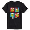 Licensed Character Men's Dr. Seuss Grinch Grid Tee Green -Licensed Character Shop unnamed file 3769