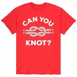 Licensed Character Men's Can You Knot Tee Red -Licensed Character Shop unnamed file 37702