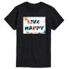 Licensed Character Adult Kelly Styne Live Happy Tee Black -Licensed Character Shop unnamed file 37704