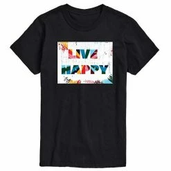 Licensed Character Adult Kelly Styne Live Happy Tee Black