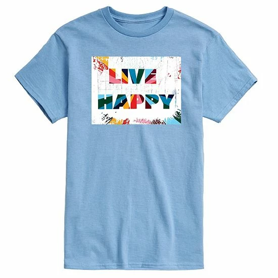 Licensed Character Adult Kelly Styne Live Happy Tee Black 6 Licensed Character Adult Kelly Styne Live Happy Tee Black - Image 4