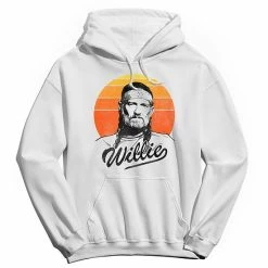 Licensed Character Men's Willie Nelson Sunset Gradient Hoodie
