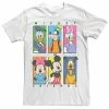 Licensed Character Men's Disney Mickey & Friends Character Panel Red Tee -Licensed Character Shop unnamed file 3778