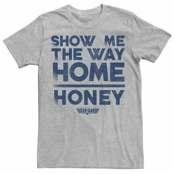 Licensed Character Men's Top Gun Show Me The Way Home Honey Tee