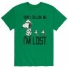 Licensed Character Men's Peanuts Snoopy Don't Follow Me Tee -Licensed Character Shop unnamed file 3790