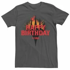 Licensed Character Men's Wizards Of The Coast Dungeons & Dragons Castle On Fire -1 Mana Tee