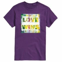 Licensed Character Adult Kelly Styne Love Wins Tee Purple 9 Licensed Character Adult Kelly Styne Love Wins Tee Purple -Licensed Character Shop unnamed file 37939