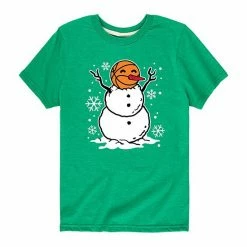 Licensed Character Boys 8-20 Basketball Snowman Tee