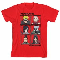 Licensed Character Boys 8-20 Naruto Shippuden Anime Graphic Tee