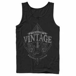 Licensed Character Men's Rock Premium Vintage Rock Tank Black -Licensed Character Shop unnamed file 37987