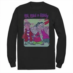 Licensed Character Men's Ed, Edd & Eddy Distressed Poster Tee Black -Licensed Character Shop unnamed file 37997