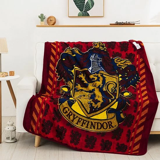 Licensed Character Harry Potter Crimson Sigil Silk Touch Throw Blanket 4 Licensed Character Harry Potter Crimson Sigil Silk Touch Throw Blanket - Image 2