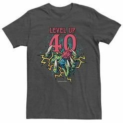 Licensed Character Men's Wizards Of The Coast Dungeons & Dragons Level Up 40 Dices Tee