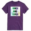 Licensed Character Adult Kelly Styne Rinse And Repeat Tee Charcoal