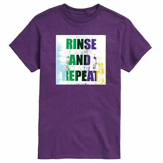 Licensed Character Adult Kelly Styne Rinse And Repeat Tee Charcoal 6 Licensed Character Adult Kelly Styne Rinse And Repeat Tee Charcoal - Image 4