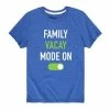 Licensed Character Boys 8-20 Family Vacay Mode On Graphic Tee Blue -Licensed Character Shop unnamed file 38067