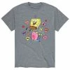 Licensed Character Men's SpongeBob Gary Candy Hearts Hearts Athletic Heather -Licensed Character Shop unnamed file 38080