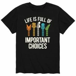 Licensed Character Men's Guitars Tee Black