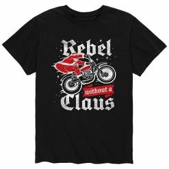 Licensed Character Men's Rebel Without A Claus Tee Royal Blue