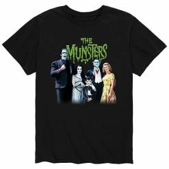 Licensed Character Men's The Munsters Poster Tee Blue