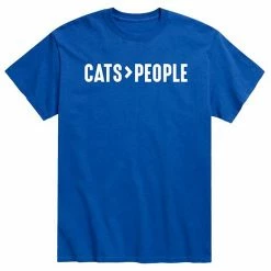 Licensed Character Men's Cats Greater Than People Tee Black -Licensed Character Shop unnamed file 38147