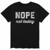 Licensed Character Men's Nope Not Today Tee Blue -Licensed Character Shop unnamed file 38152
