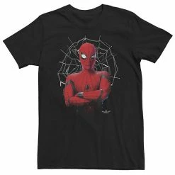 Licensed Character Big & Tall Marvel Spider-Man Homecoming Sarcasm In A Wink Tee