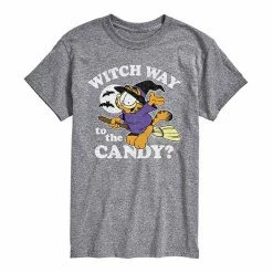 Licensed Character Men's Garfield Witch Way To Candy Tee Red -Licensed Character Shop unnamed file 38178