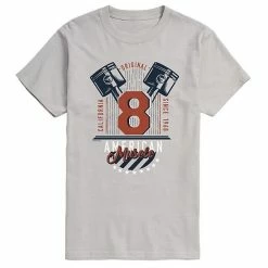 Licensed Character Men's Hot Wheels American Muscle Tee Grey -Licensed Character Shop unnamed file 38213