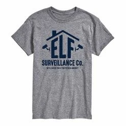 Licensed Character Men's Elf Surveillance Co Tee Gray