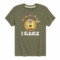 Licensed Character Boys 8-20 SpongeBob I Sizzle Tee Blue -Licensed Character Shop unnamed file 38245