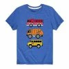 Licensed Character Boys 8-20 Truck Types Tee Green
