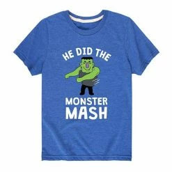 Licensed Character Boys 8-20 Flossing Frankenstein Graphic Tee Royal Blue