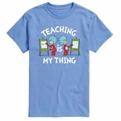 Licensed Character Men's Dr. Seuss Teaching Is My Thing Tee Gray -Licensed Character Shop unnamed file 38269