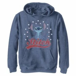 Licensed Character Disney Lilo & Stitch Boys 8-20 Americana Stitch Portrait Hoodie