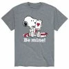 Licensed Character Men's Peanuts Be Mine Tee Grey -Licensed Character Shop unnamed file 38302