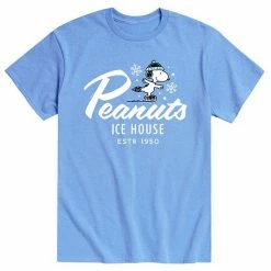 Licensed Character Men's Peanuts Ice House Tee Grey -Licensed Character Shop unnamed file 38307