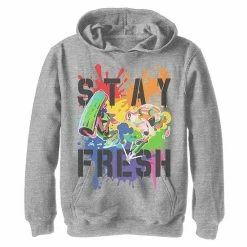 Licensed Character Boys 8-20 Splatoon Pride Stay Fresh Rainbow Paint Splat Hoodie
