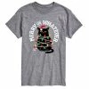 Licensed Character Men's Merry Or Whatever Tee Gray -Licensed Character Shop unnamed file 38311