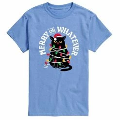 Licensed Character Men's Merry Or Whatever Tee Gray -Licensed Character Shop unnamed file 38313