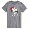 Licensed Character Men's Peanuts Snoopy Woodstock Gift Tee Blue -Licensed Character Shop unnamed file 38314