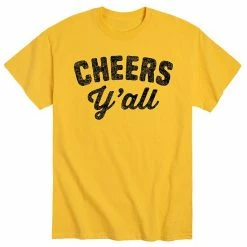 Licensed Character Men's Cheers Yall Tee White -Licensed Character Shop unnamed file 38327