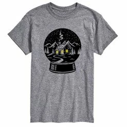 Licensed Character Men's Snow Globe Tee Gray