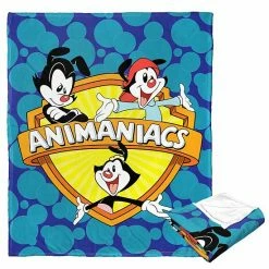 Licensed Character Animaniacs Silk Touch Throw Blanket World Takeover